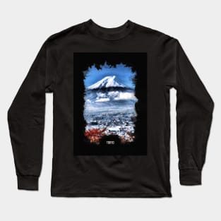 Tokyo Oil Painting Long Sleeve T-Shirt